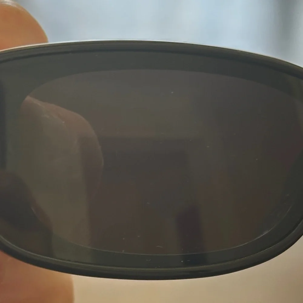 QUAY Australia Black Rectangular Sunglasses Brown Lenses Minimalist - Picture 10 of 10